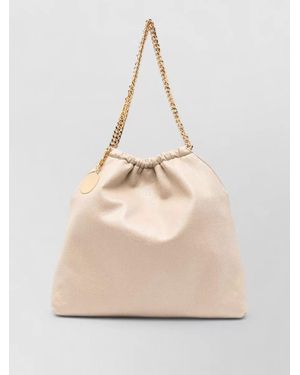 Stella McCartney Falabella Medium Drawstring Cross-Body Bag - Natural