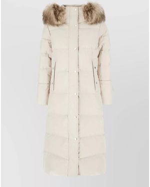 Moorer Breuil Down Puffer Jacket - Natural