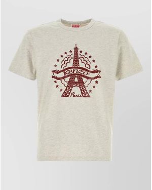 KENZO Cotton Slim-Fit T-Shirt - Natural
