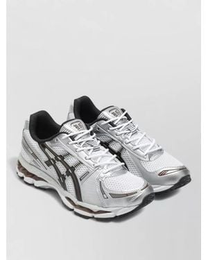Asics Mesh Upper Trainers Rubber Outsole Design - Metallic