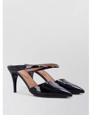 Stella McCartney Pointed Toe Patent Finish Heeled Mules - Multicolour