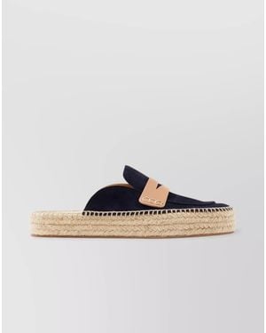 JW Anderson Suede Espadrille Sandals - Black