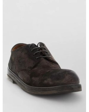 Marsèll Zucca Zeppa Derby Shoes Round Toe Rubber Sole - Black