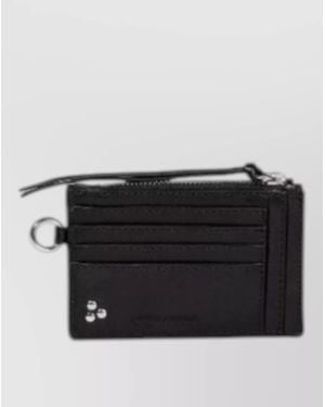 Jérôme Dreyfuss Leather Cardholder - Black