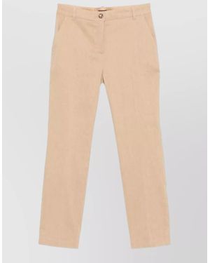 Pinko Straight-Leg Pants - Natural