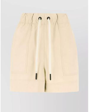 Moncler Knee-Length Shorts - Natural