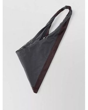 LA ROSE Leather Shoulder Bag - Multicolour