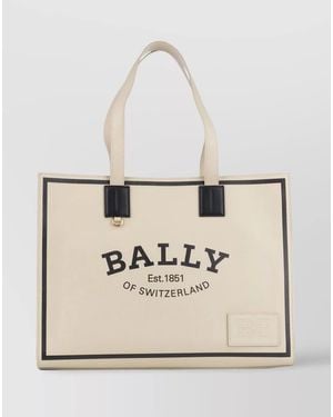 Bally Leather Shoulder Bag - Natural