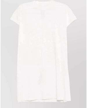Rick Owens Sleeveless Cotton T-Shirt - White