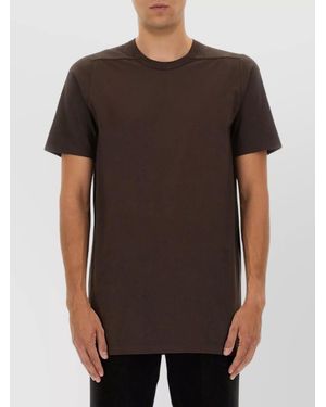 Rick Owens Round Neck Seam Detail T-Shirt - Multicolor