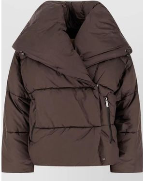 Michael Kors Padded Puffer Jacket - Brown