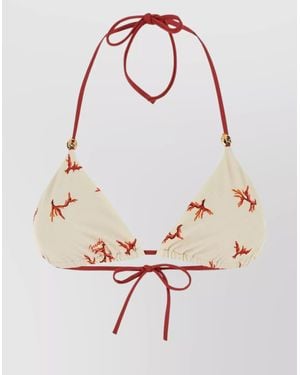 Fendi Printed Bikini Top - Pink