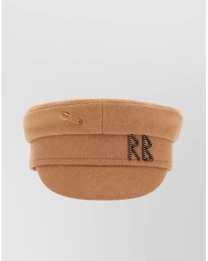 Ruslan Baginskiy Pin Safety Short Brim Hat - Natural