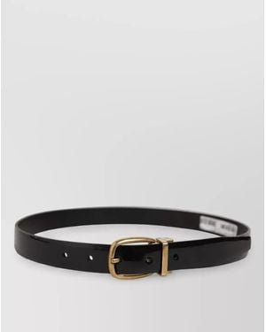 Dolce & Gabbana Leather Belt - Gray