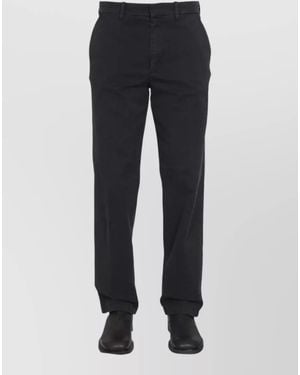 Department 5 Straight-Leg Trousers - Blue