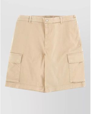 Woolrich Cotton Cargo Shorts - Natural