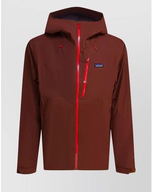 Patagonia Recycled Nylon Hooded Jacket - Red