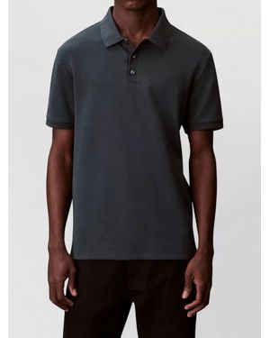Calvin Klein Sportswear Polo Shirt Collar Short Sleeves - Black