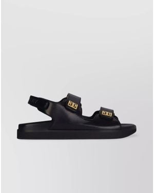 Givenchy Leather Slingback Sandals - Black