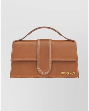 Jacquemus Le Grand Bambino Leather Shoulder Bag - Brown
