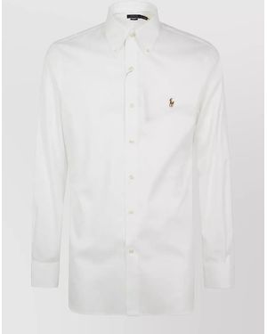 Polo Ralph Lauren Long Sleeve Shirt Button Down Collar - White