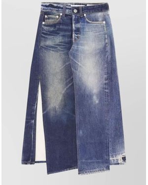 Our Legacy Printed Denim Jeans - Blue