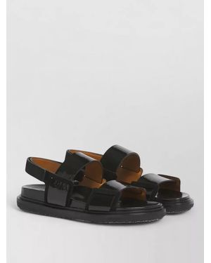 Marni Leather Fussbett Sandals - Black