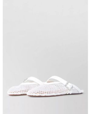 Alaïa Mesh Slippers - White