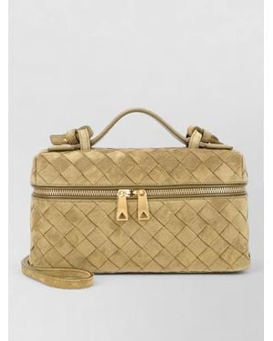 Bottega Veneta Bang Cross Body Vanity Case Bag - Metallic