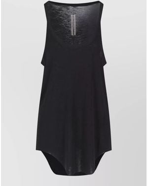 Rick Owens Silk Wool Long-Sleeve Camisole - Black