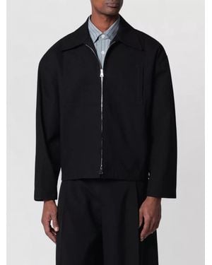 NAMACHEKO Jacket Chest Pocket Long Sleeves Collar - Black