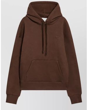Ami Paris Hoodie - Brown