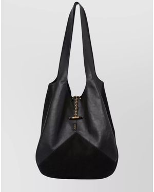 Chloé Na Calf Leather Tote Bag - Black