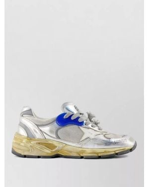 Golden Goose Running Dad Trainers Deluxe Leather - Blue