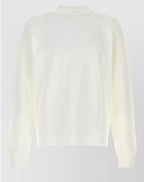 The Row Dolino Long Sleeve Regular Fit T Shirt - White