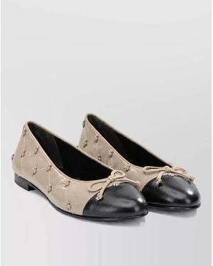 Tory Burch Leather Ballerina Shoes - Multicolor