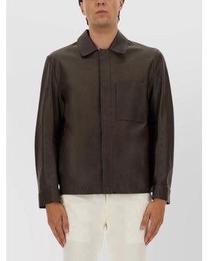 BOSS Leather Jacket - Multicolour