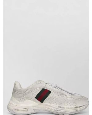 Gucci Heritage 2.0 Trainers Mesh Web Stripe - Grey