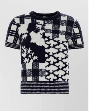 Loewe Embroidered Wool Jumper - Blue