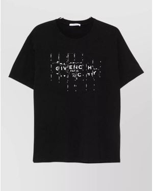 Givenchy Cotton Regular-Fit Printed T-Shirt - Black