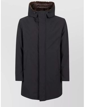 Herno Down Hooded Puffer Jacket - Blue