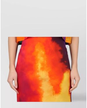 Rabanne Printed Relaxed-Fit T-Shirt - Orange