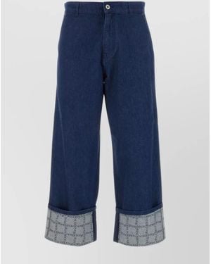 JW Anderson Denim High-Rise Wide-Leg Jeans - Blue