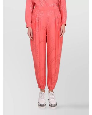 Stella McCartney Silk Blend Tapered Trousers