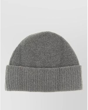 Ami Paris Alpaca Wool Beanie - Gray