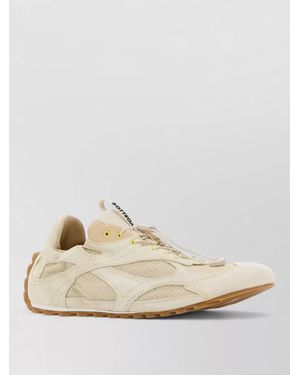 Bottega Veneta Leather Orbit Flash Low-Top Trainers - Natural