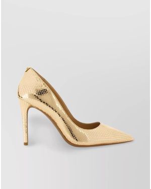 Michael Kors Leather Court Shoes - Natural