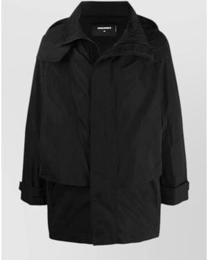 DSquared² Nylon Puffer Jacket - Black