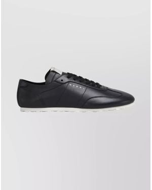 Marni Leather Low-Top Trainers - Black