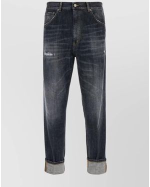 Dondup Straight-Leg Trousers - Blue